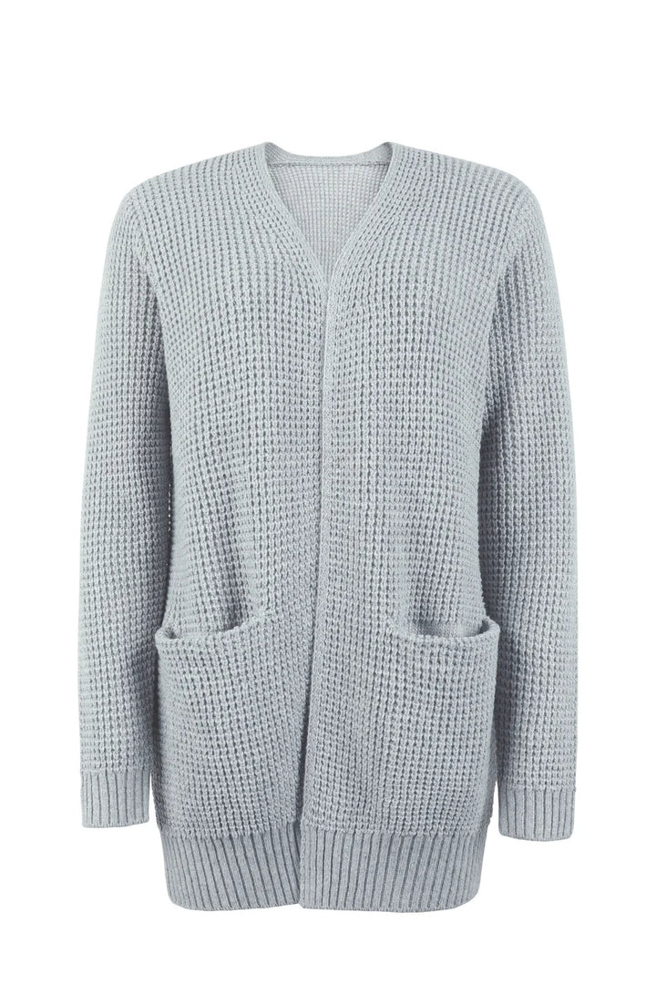 Cardigan Long En Tricot Pour Femmes | Manches Longues