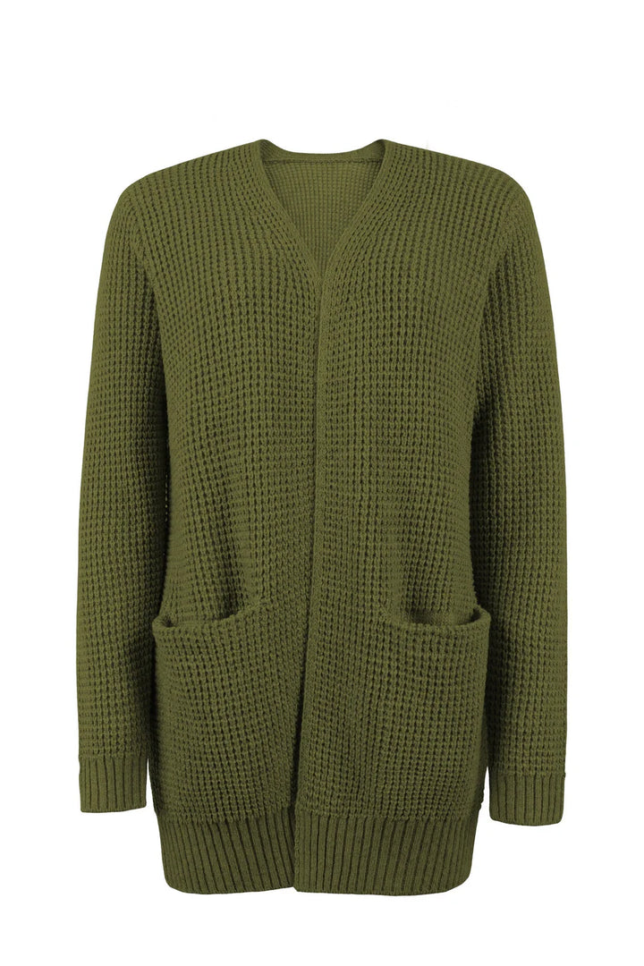 Cardigan Long En Tricot Pour Femmes | Manches Longues