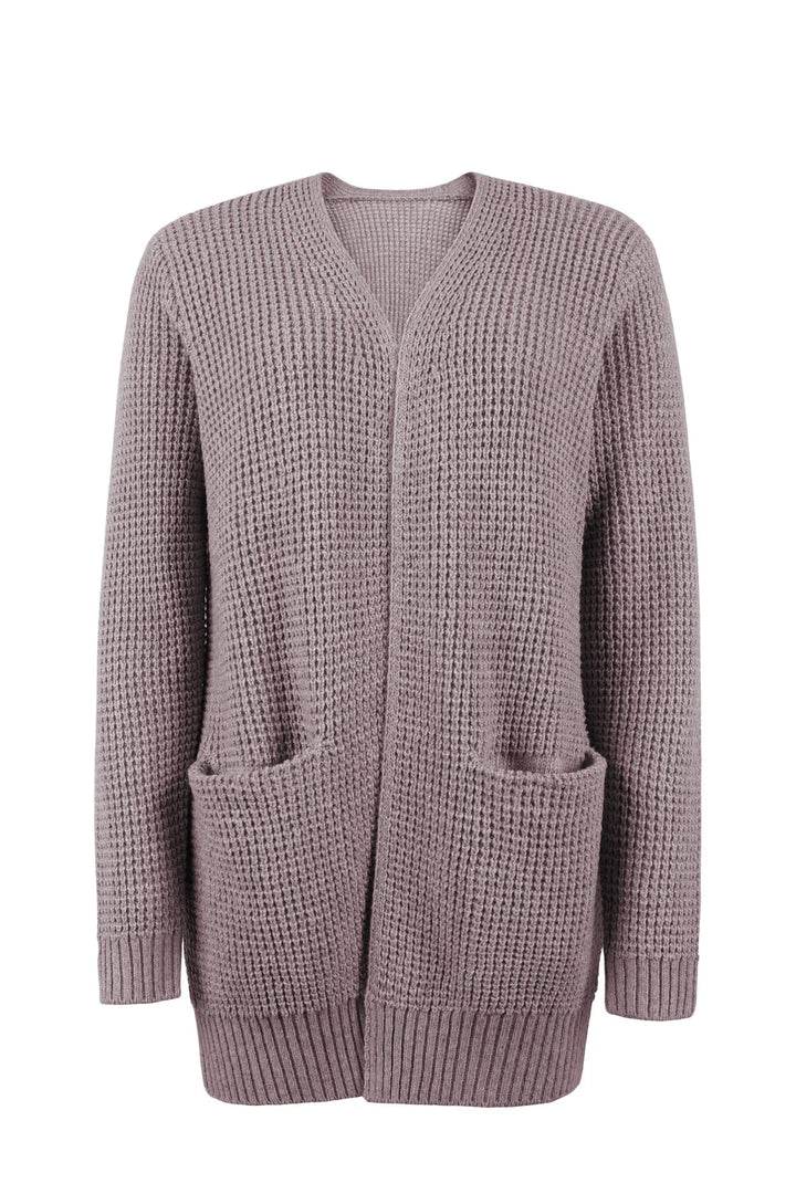 Cardigan Long En Tricot Pour Femmes | Manches Longues