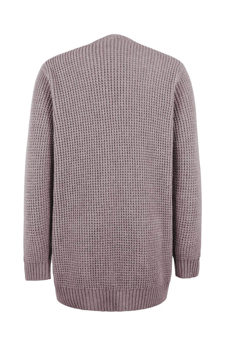 Cardigan Long En Tricot Pour Femmes | Manches Longues