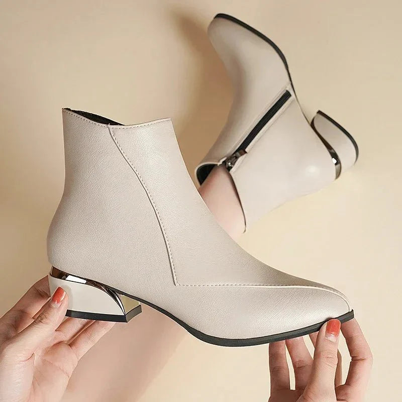 Bottes Femme Zippées Élégantes | Confortables
