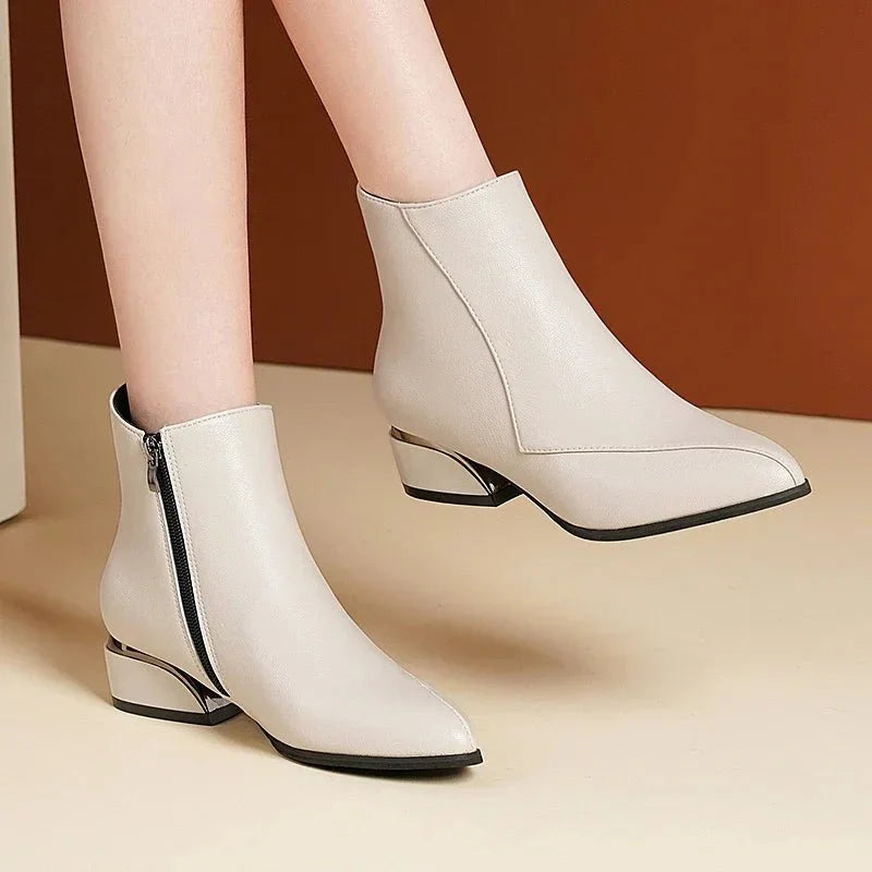 Bottes Femme Zippées Élégantes | Confortables