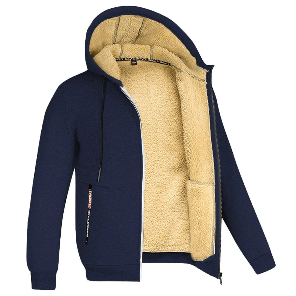 Veste Chaude À Manches Longues Pour Hommes | Capuche