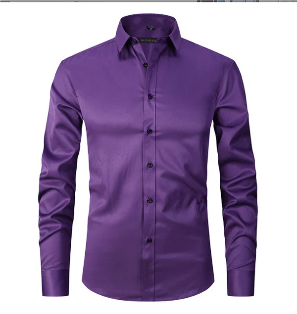Augustin | Chemise pour Homme | Manches Longues, Coupe Ajustée & Élégante