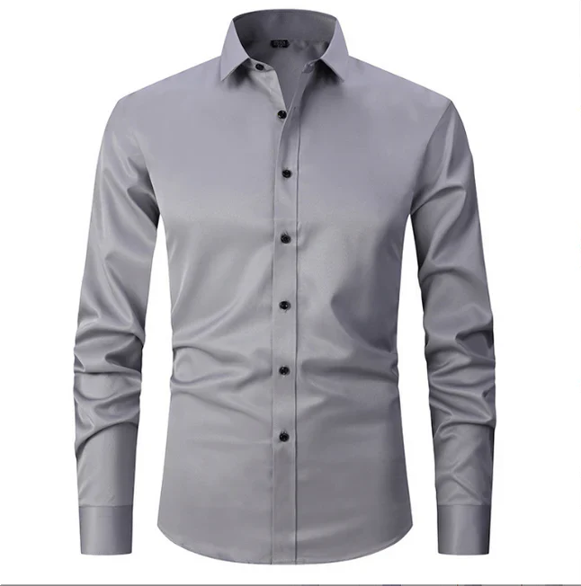 Augustin | Chemise pour Homme | Manches Longues, Coupe Ajustée & Élégante