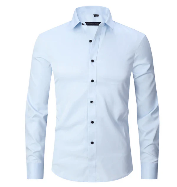 Augustin | Chemise pour Homme | Manches Longues, Coupe Ajustée & Élégante
