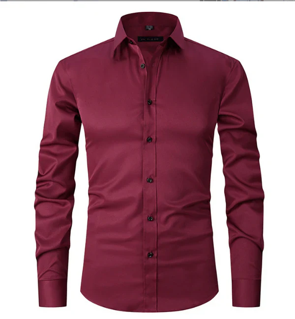 Augustin | Chemise pour Homme | Manches Longues, Coupe Ajustée & Élégante