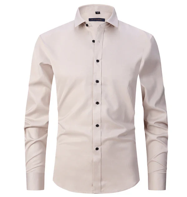 Augustin | Chemise pour Homme | Manches Longues, Coupe Ajustée & Élégante