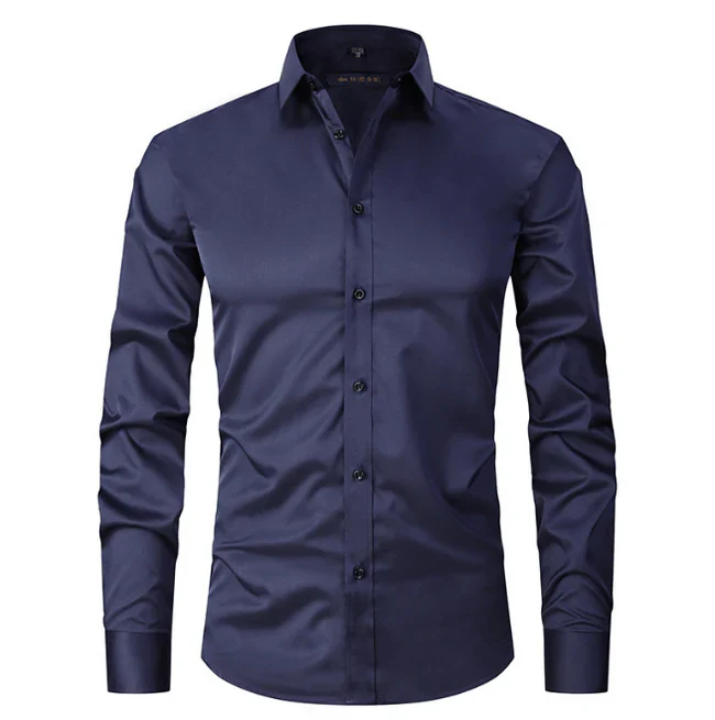 Augustin | Chemise pour Homme | Manches Longues, Coupe Ajustée & Élégante