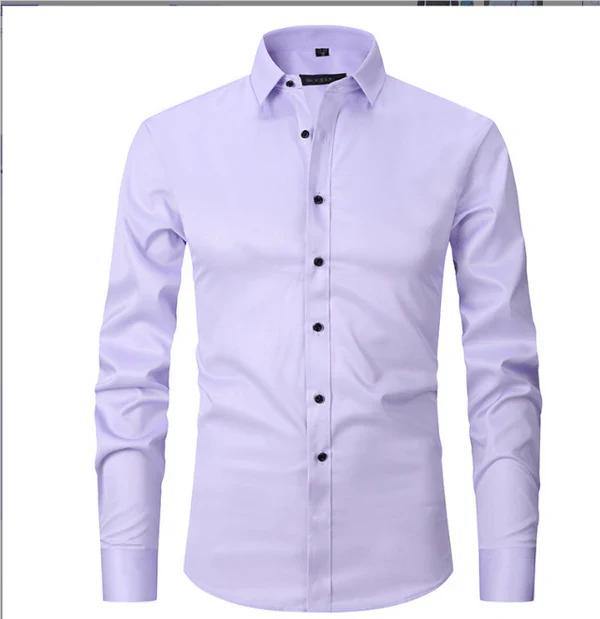 Augustin | Chemise pour Homme | Manches Longues, Coupe Ajustée & Élégante