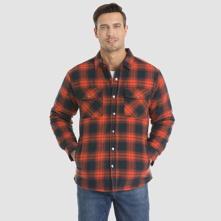 Veste De Chemise À Boutons Pour Hommes | Manches Longues