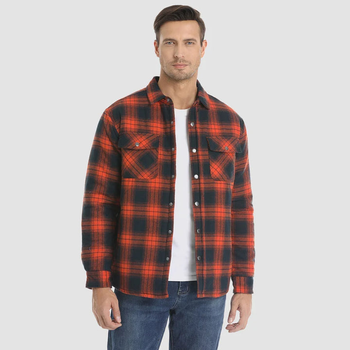 Veste De Chemise À Boutons Pour Hommes | Manches Longues