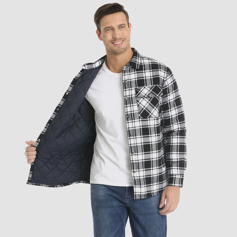Veste De Chemise À Boutons Pour Hommes | Manches Longues