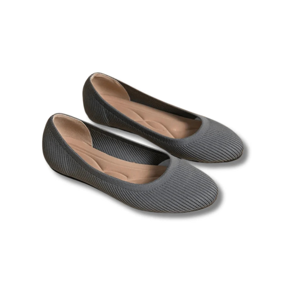 Chaussures Plates À Ballet en Tricot Pour Femmes | Confortable
