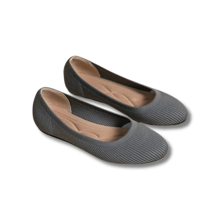 Chaussures Plates À Ballet en Tricot Pour Femmes | Confortable