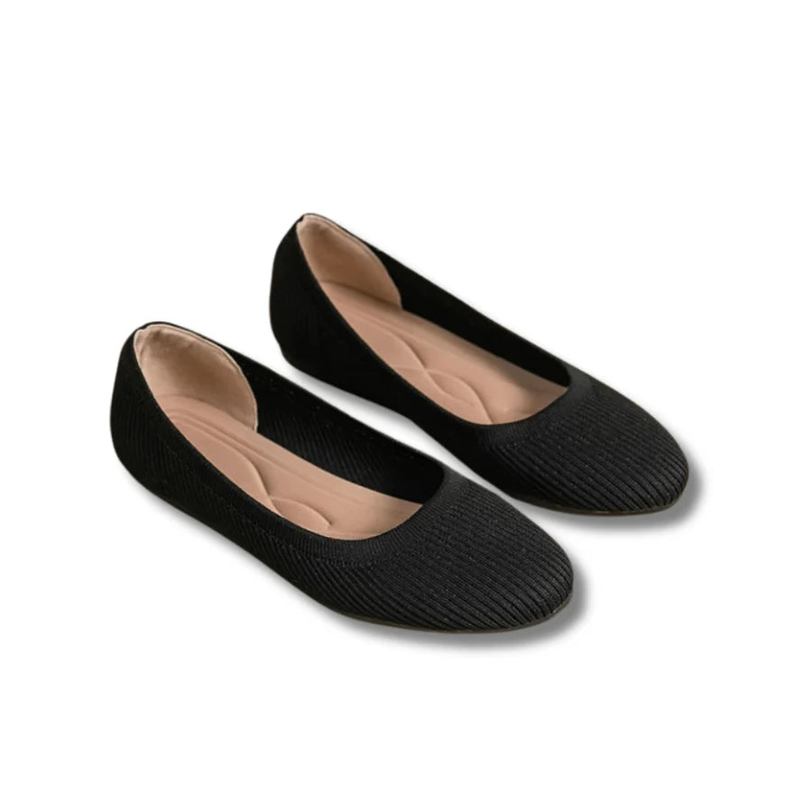 Chaussures Plates À Ballet en Tricot Pour Femmes | Confortable