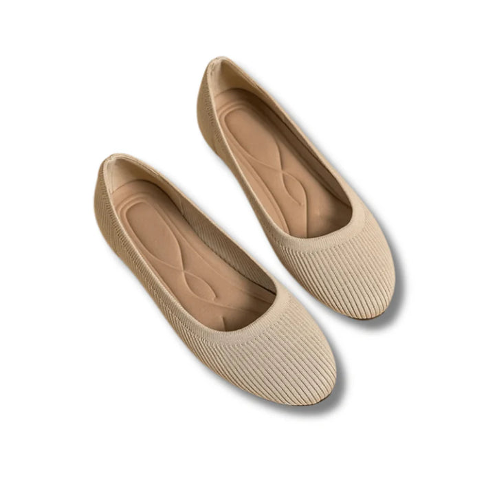 Chaussures Plates À Ballet en Tricot Pour Femmes | Confortable