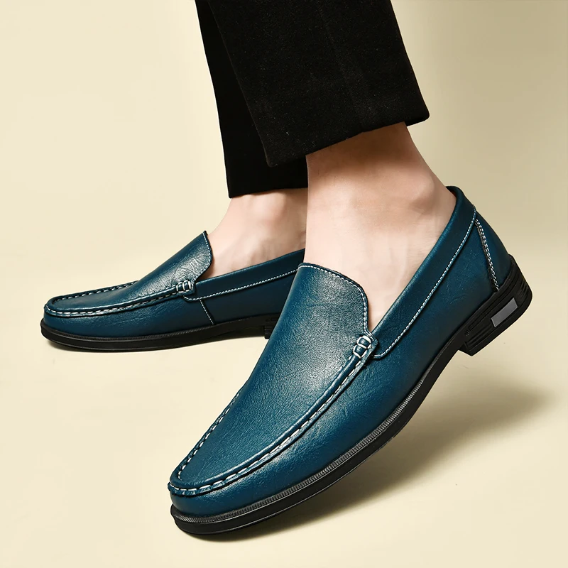 Invités À Un Mariage Mocassins Décontractés À Enfiler Pour Homme | Bout Rond
