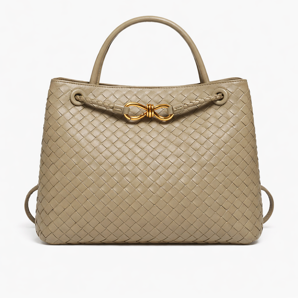 Sac Cabas Tressé Femme en Cuir Vegan – Sac à Épaule Souple