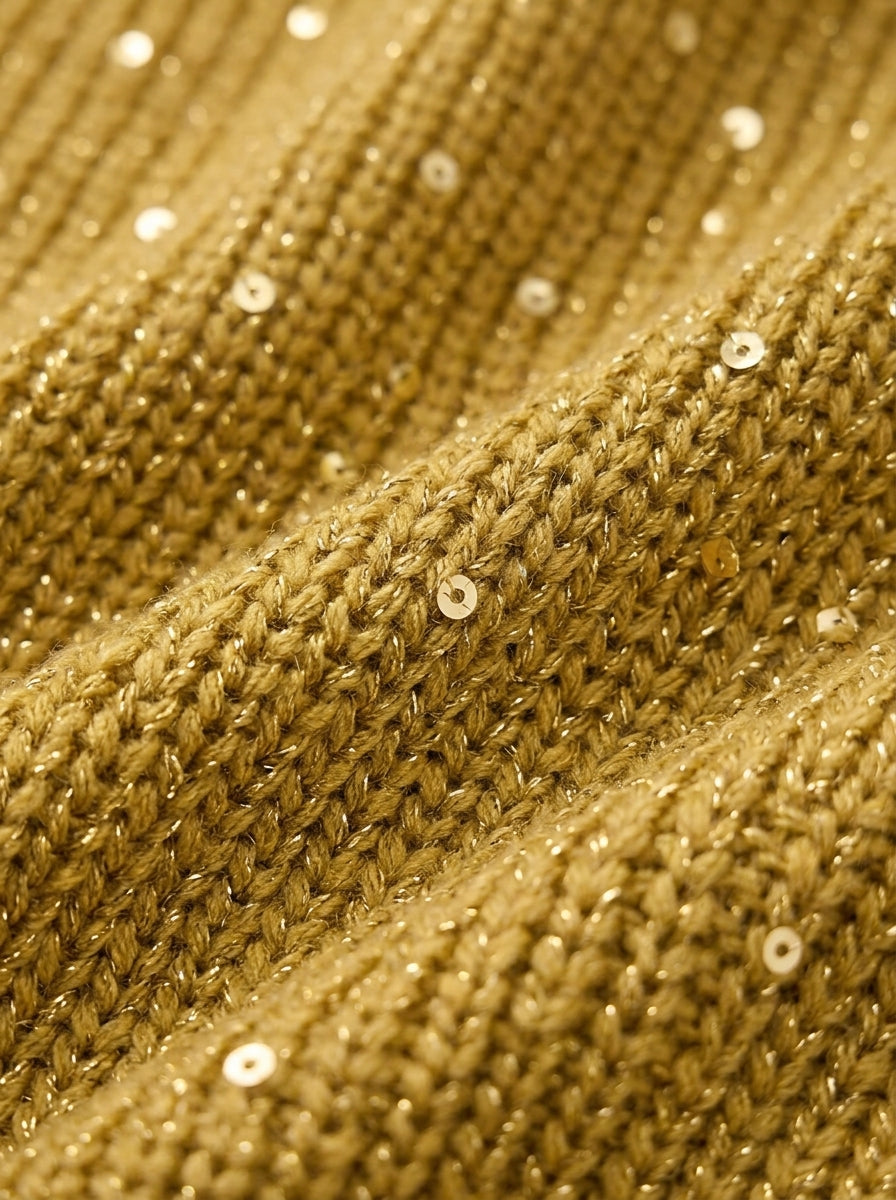 Cardigan Oversize à Boutons Dorés