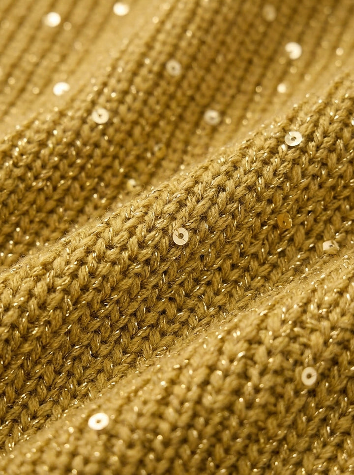 Cardigan Oversize à Boutons Dorés