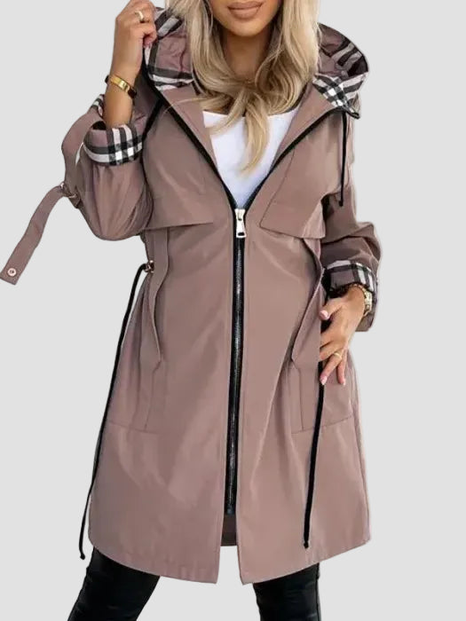 Aveline | Manteau Imperméable Coupe-Vent à Capuche Femme