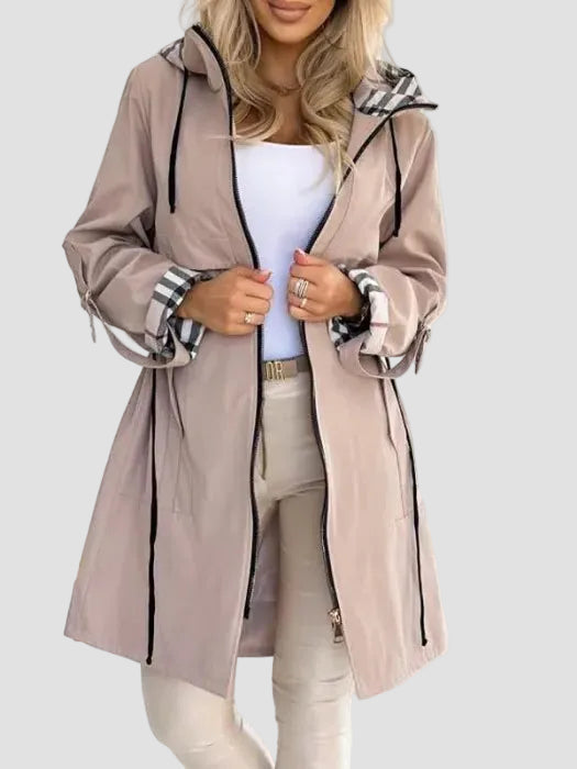 Aveline | Manteau Imperméable Coupe-Vent à Capuche Femme