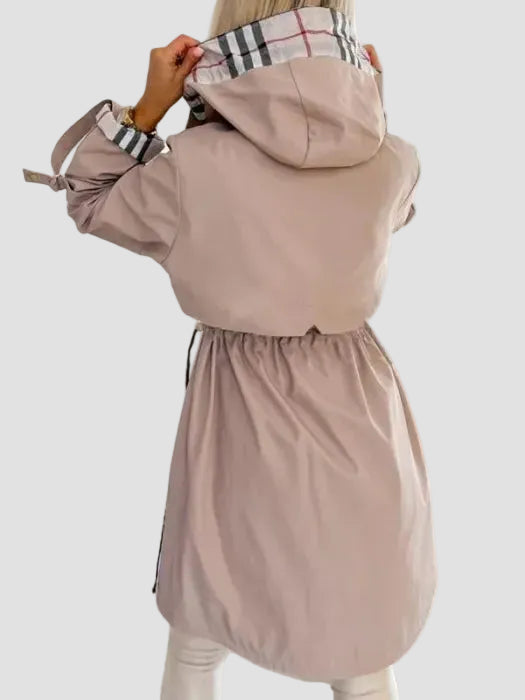 Aveline | Manteau Imperméable Coupe-Vent à Capuche Femme