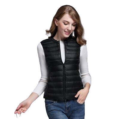 Gilet À Fermeture Éclair Pour Femmes | Sans Manches