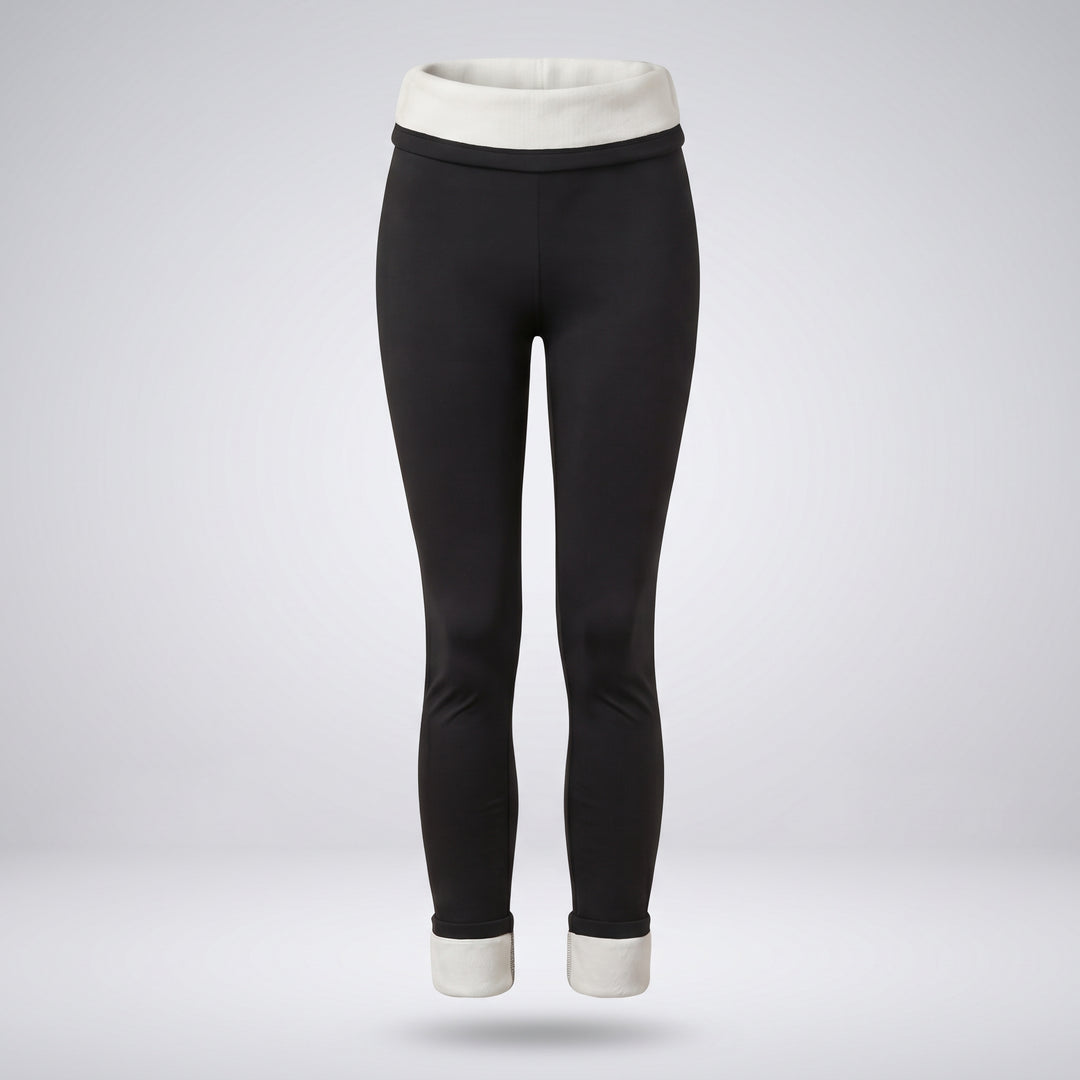 Legging Femme Doublé Polaire Taille Haute