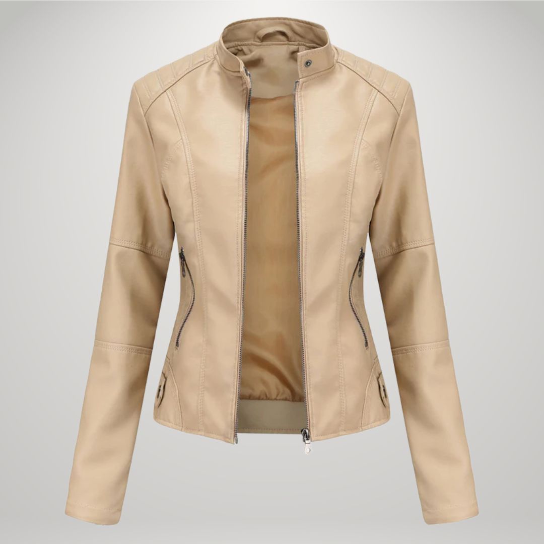Veste en Cuir Décontractée Intemporelle