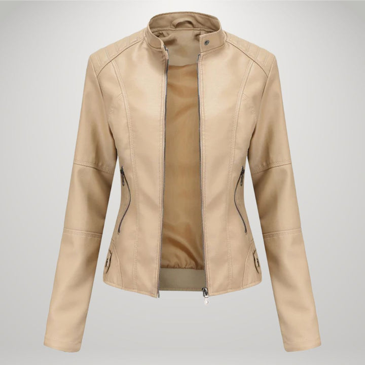 Veste en Cuir Décontractée Intemporelle