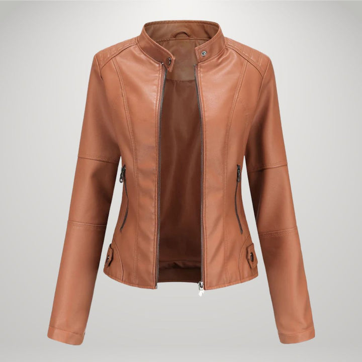 Veste en Cuir Décontractée Intemporelle