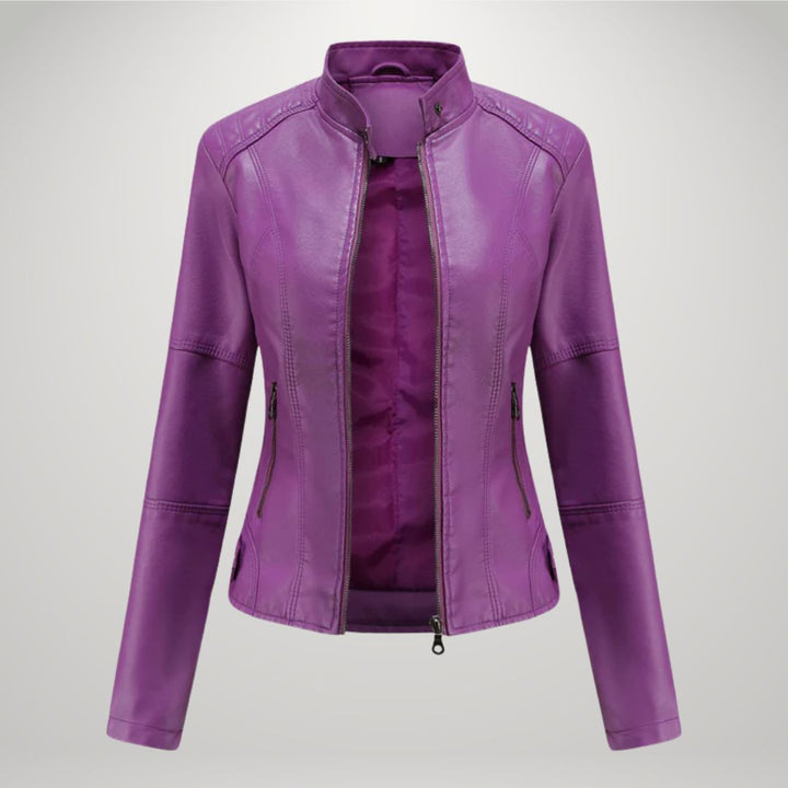 Veste en Cuir Décontractée Intemporelle