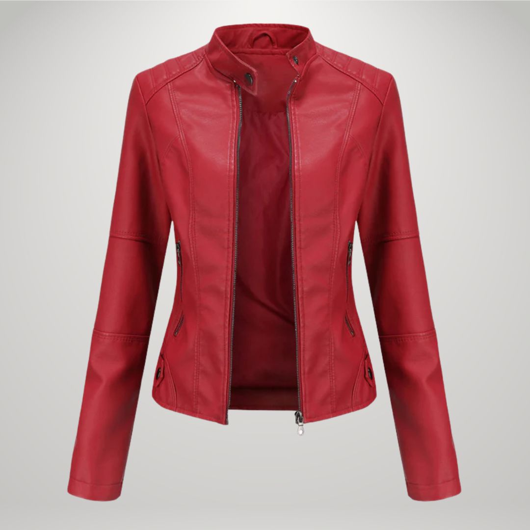 Veste en Cuir Décontractée Intemporelle