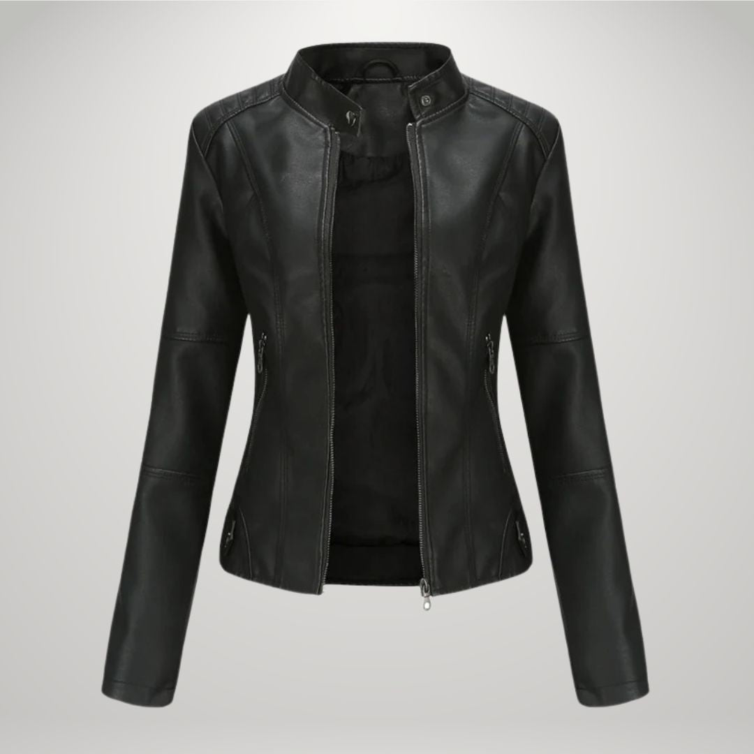Veste en Cuir Décontractée Intemporelle