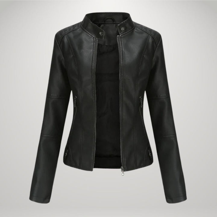 Veste en Cuir Décontractée Intemporelle