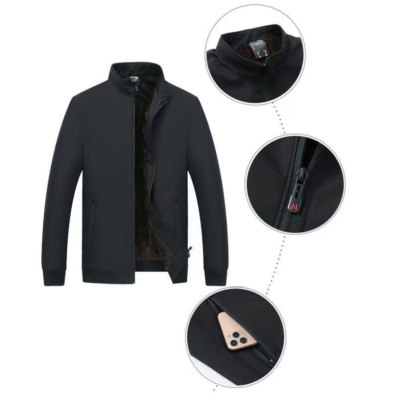 Men's Winter Jacket - Weather-Resistant and Lightweight Thermal Lining