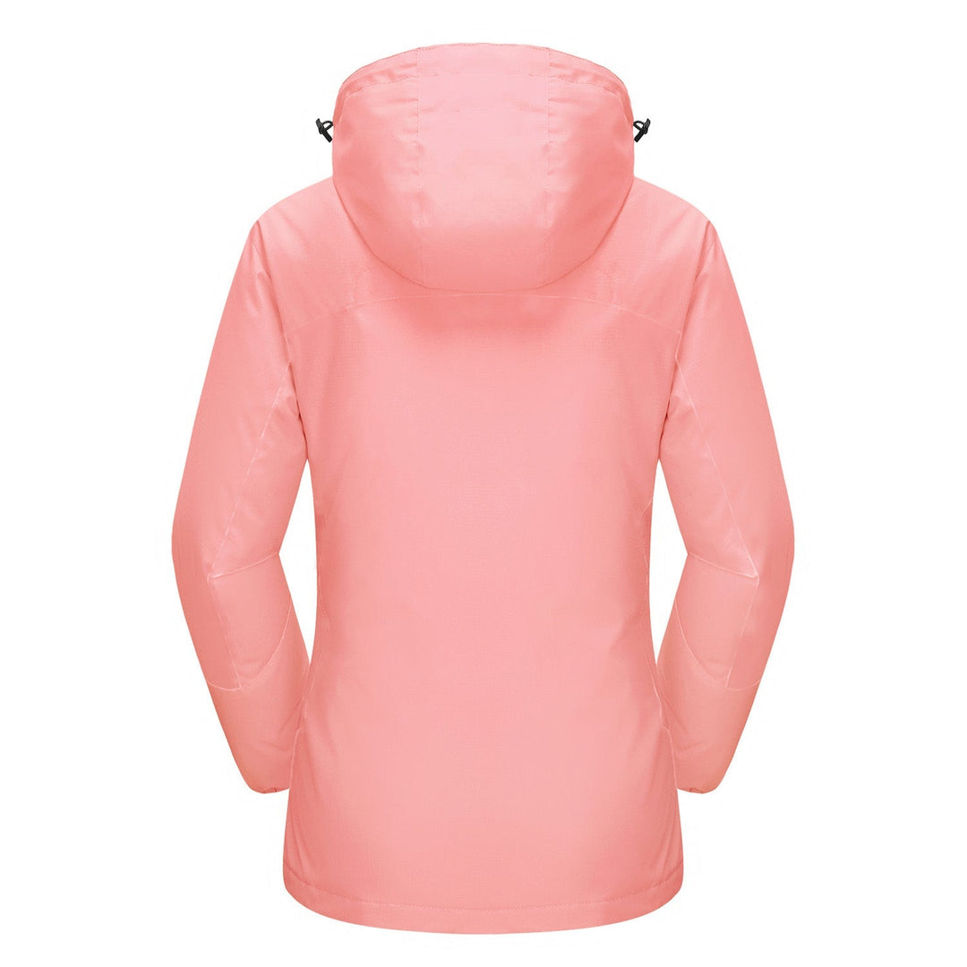 Giacca da sci da donna 3 in 1 impermeabile con fodera in pile