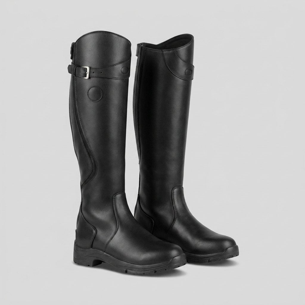 Bottes Femme Grandes Largeurs Orthopédiques À Boucle Ajustable