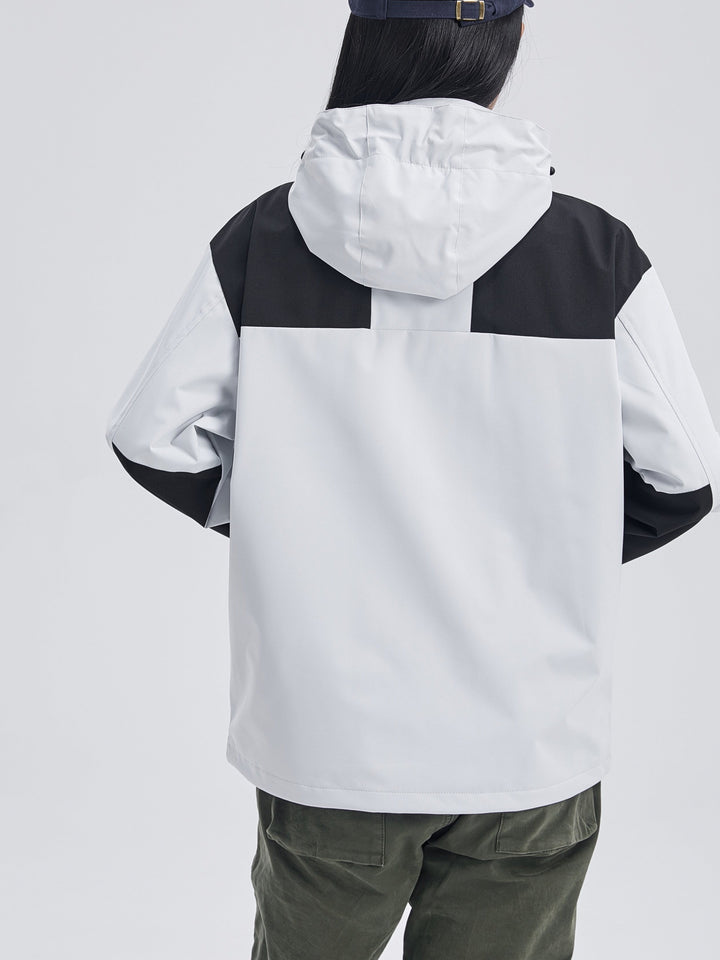 Veste outdoor 3 en 1 femme à capuche avec polaire amovible