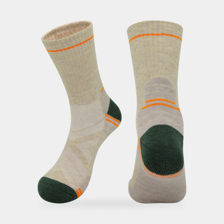 Men's Padded Wool-Blend Hiking Socks