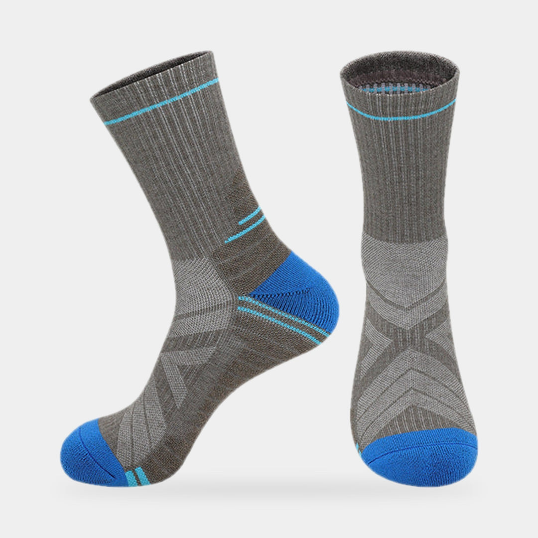 Men's Padded Wool-Blend Hiking Socks