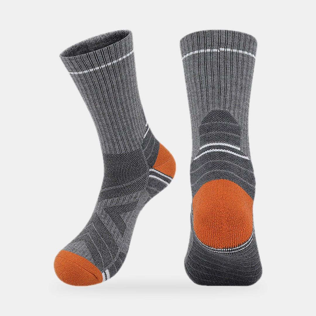 Men's Padded Wool-Blend Hiking Socks