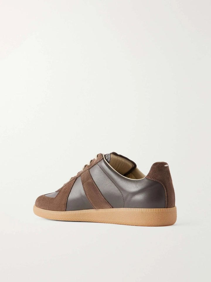 GATS | Casual suede and calfskin sneakers with rubber sole