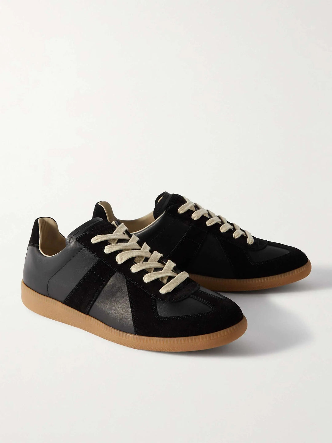 GATS | Casual suede and calfskin sneakers with rubber sole