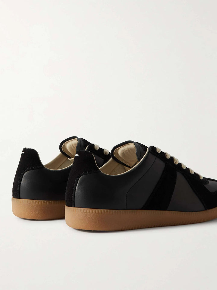 GATS | Casual suede and calfskin sneakers with rubber sole