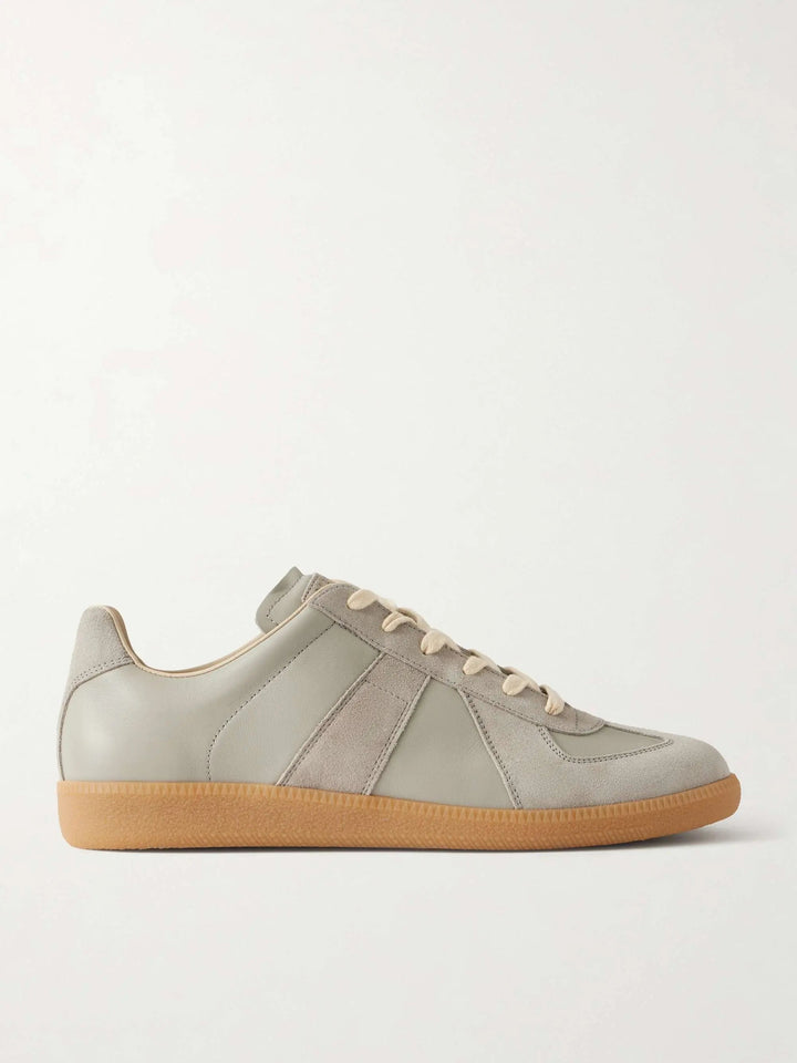GATS | Casual suede and calfskin sneakers with rubber sole