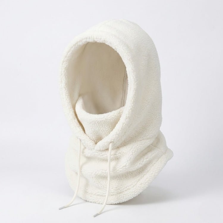 Passamontagna da donna in pile Sherpa con scaldacollo integrato