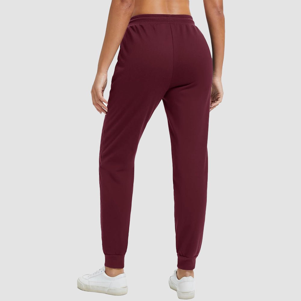 Women's Sherpa-Lined Joggers with Drawstring Waist and Elastic Cuffs